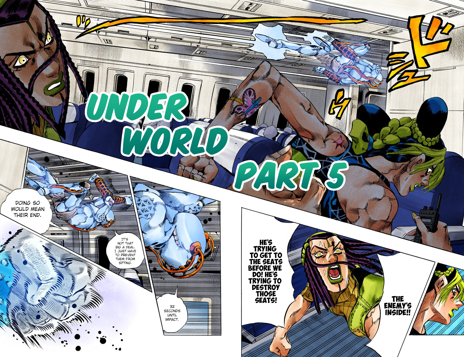 JoJo's Bizarre Adventure Part 6 - Stone Ocean [Official Colored] - chapter 123 - #2