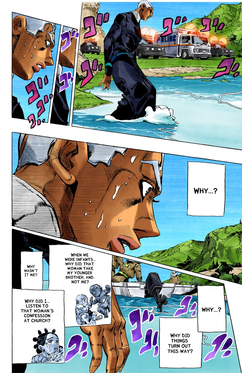 JoJo's Bizarre Adventure Part 6 - Stone Ocean [Official Colored] - chapter 129 - #3