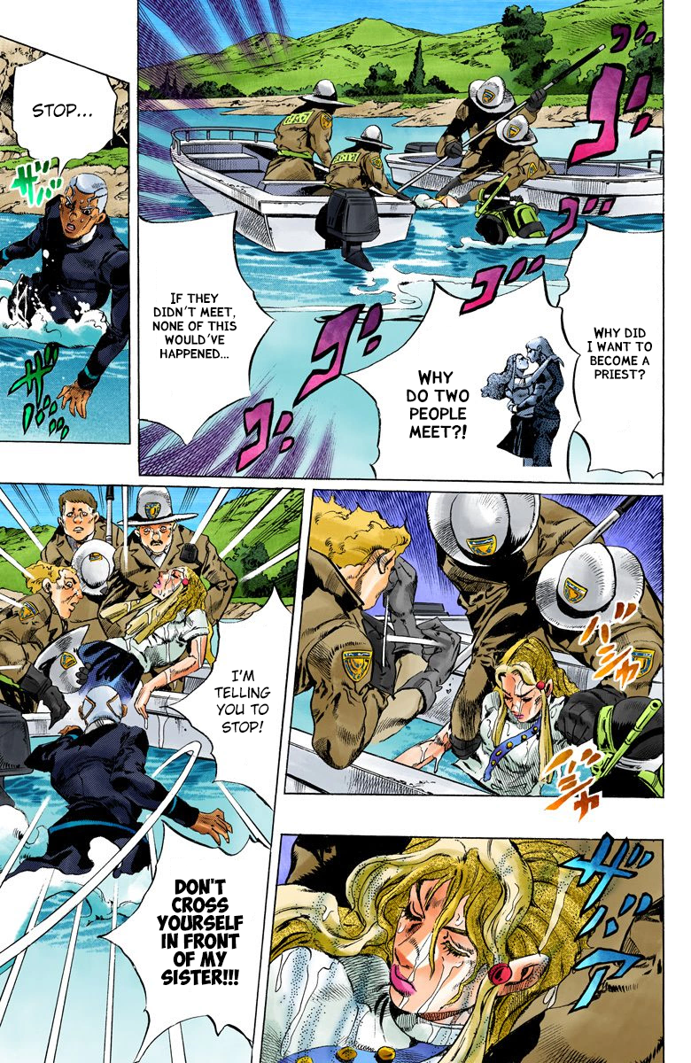 JoJo's Bizarre Adventure Part 6 - Stone Ocean [Official Colored] - chapter 129 - #4