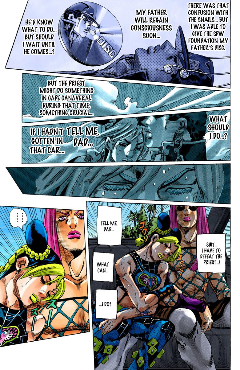 JoJo's Bizarre Adventure Part 6 - Stone Ocean [Official Colored] - chapter 138 - #3