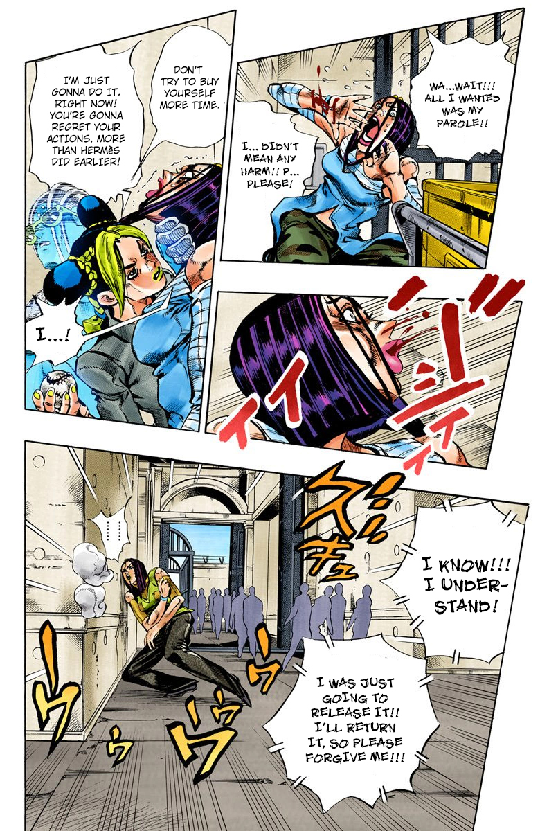 JoJo's Bizarre Adventure Part 6 - Stone Ocean [Official Colored] - chapter 39 - #4