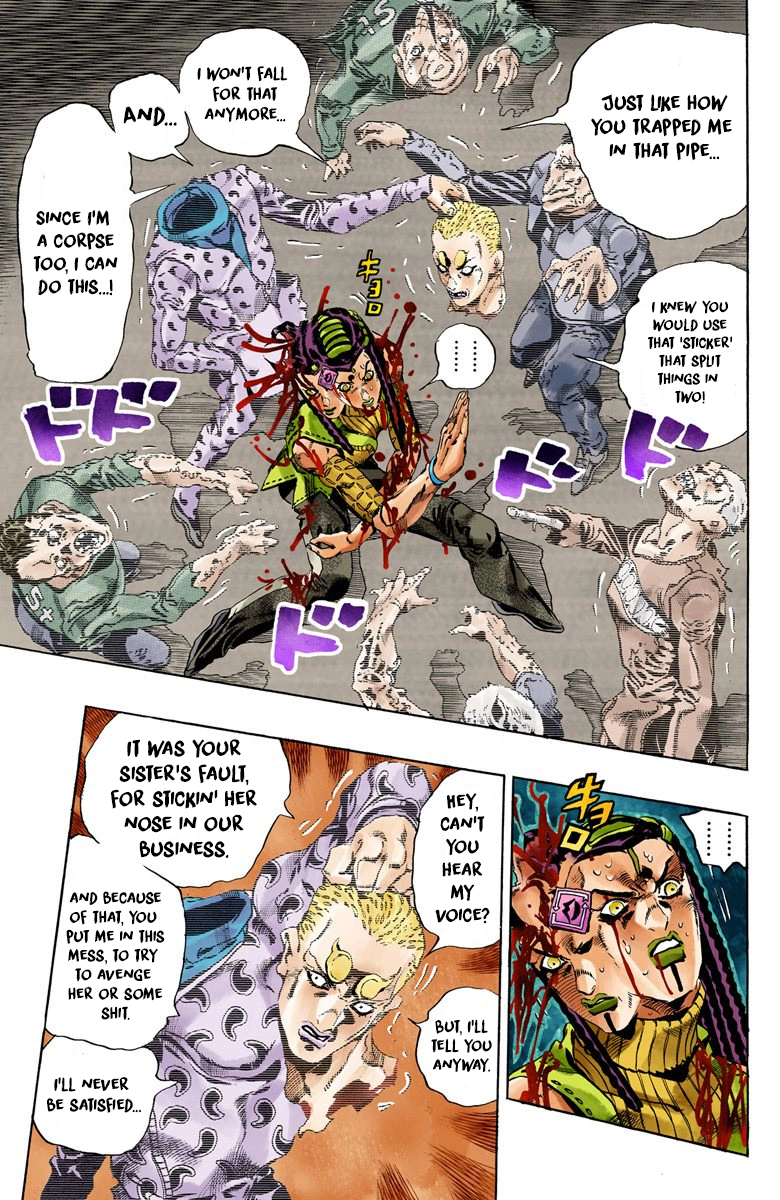 JoJo's Bizarre Adventure Part 6 - Stone Ocean [Official Colored] - chapter 57 - #6