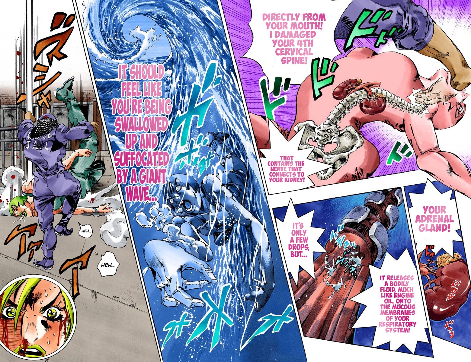 JoJo's Bizarre Adventure Part 6 - Stone Ocean [Official Colored] - chapter 68 - #5