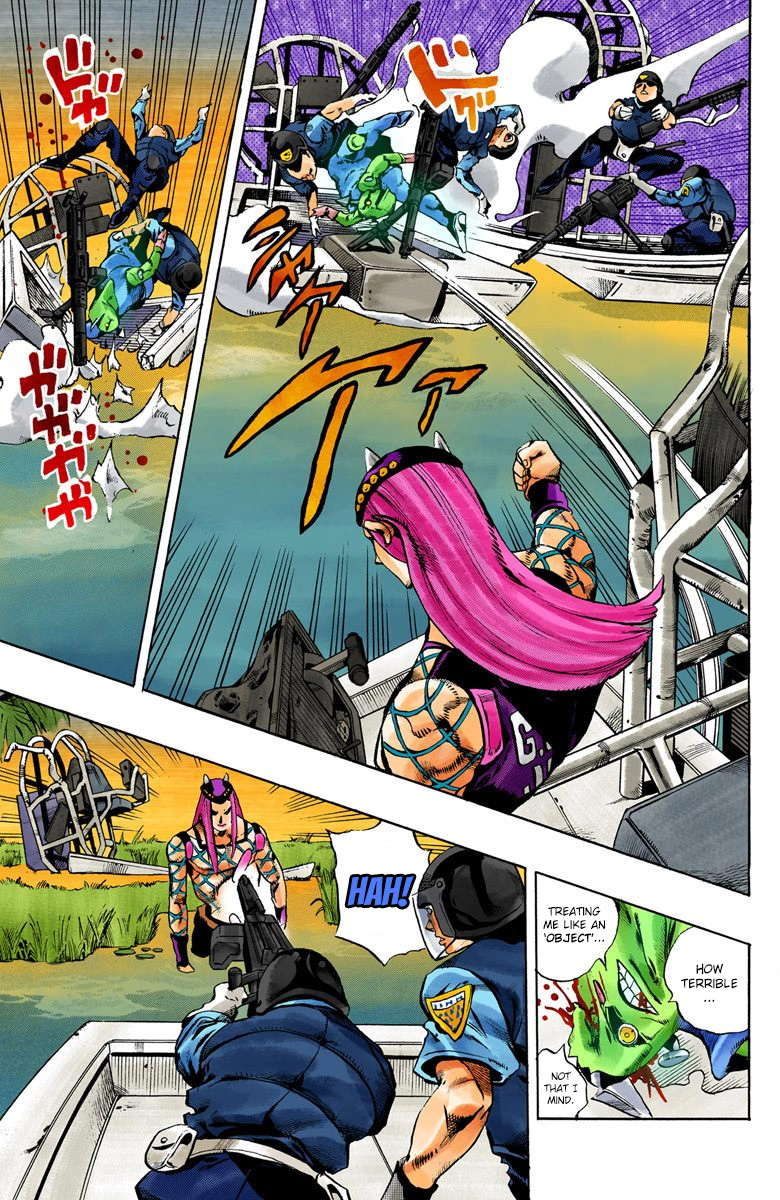 JoJo's Bizarre Adventure Part 6 - Stone Ocean [Official Colored] - chapter 81 - #6