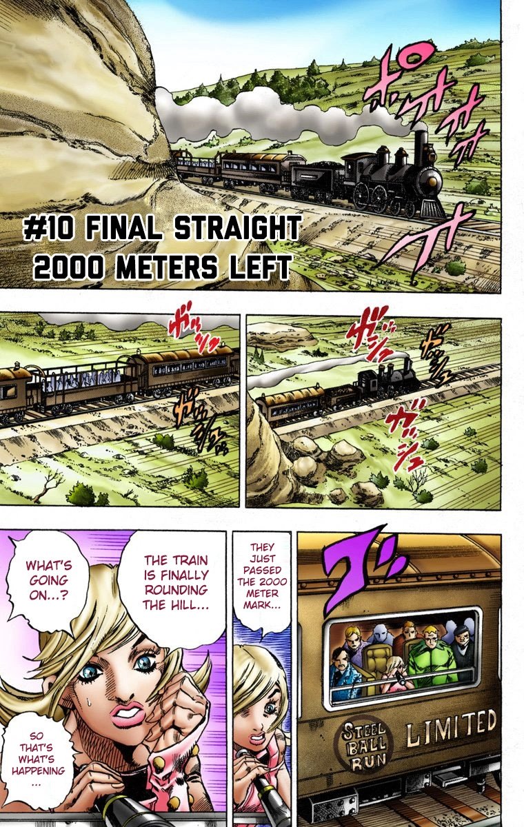 JoJo's Bizarre Adventure Part 7 - Steel Ball Run [Official Colored] - chapter 10 - #2