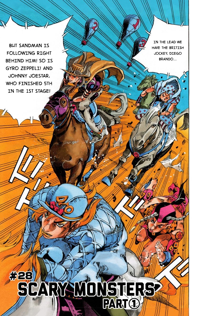 JoJo's Bizarre Adventure Part 7 - Steel Ball Run [Official Colored] - chapter 28 - #3