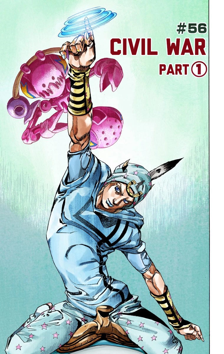JoJo's Bizarre Adventure Part 7 - Steel Ball Run [Official Colored] - chapter 56 - #3