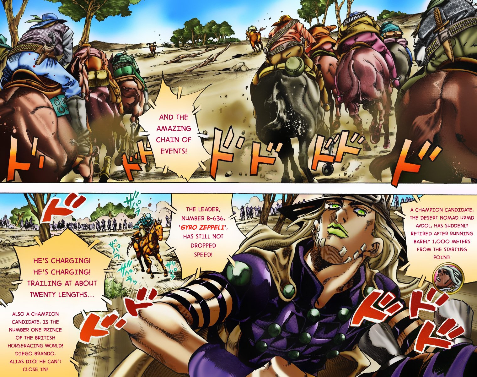 JoJo's Bizarre Adventure Part 7 - Steel Ball Run [Official Colored] - chapter 6 - #4