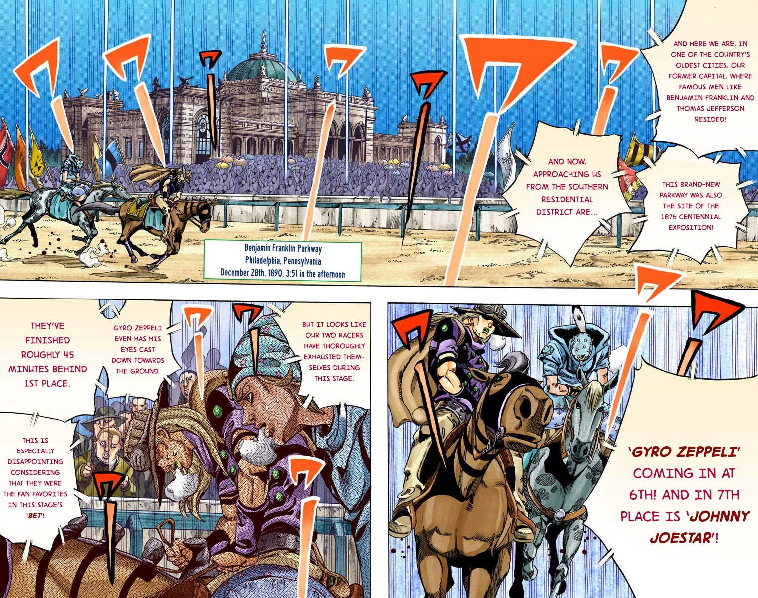 JoJo's Bizarre Adventure Part 7 - Steel Ball Run [Official Colored] - chapter 60 - #5
