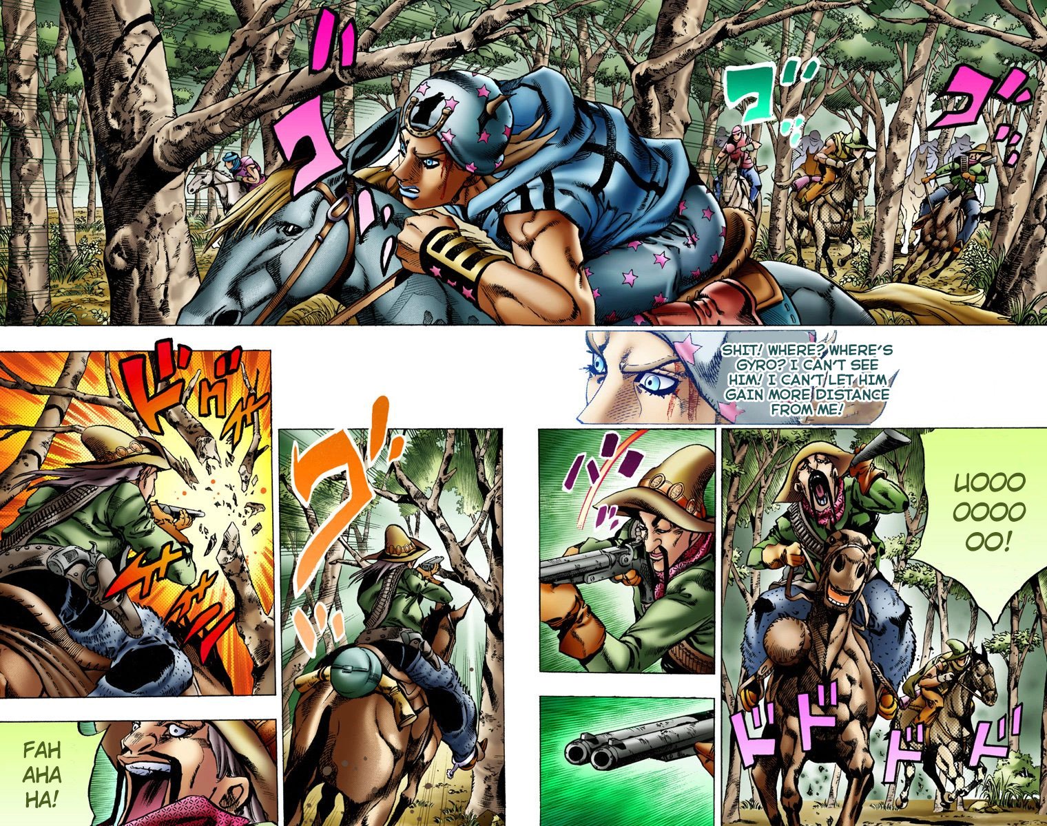 JoJo's Bizarre Adventure Part 7 - Steel Ball Run [Official Colored] - chapter 8 - #4