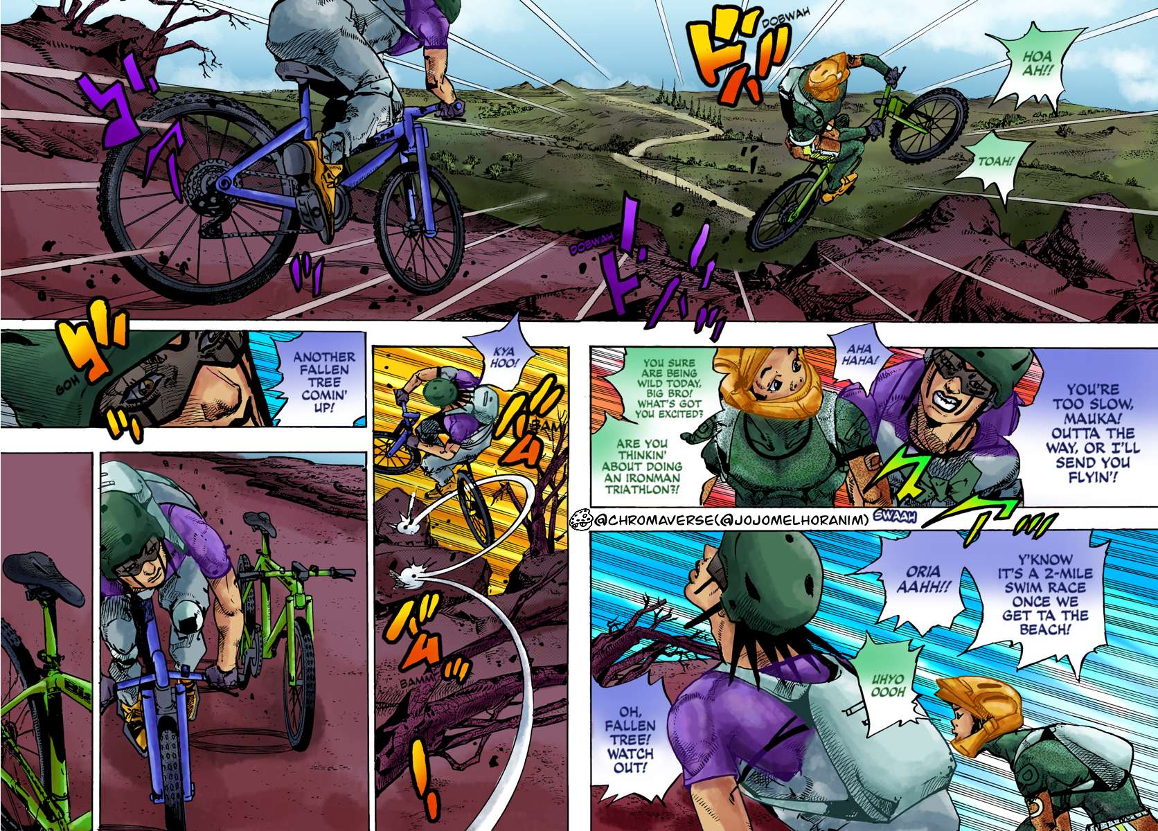 Jojo's Bizarre Adventure Part 9 - The Jojolands (Fan-Colored) - chapter 12 - #5