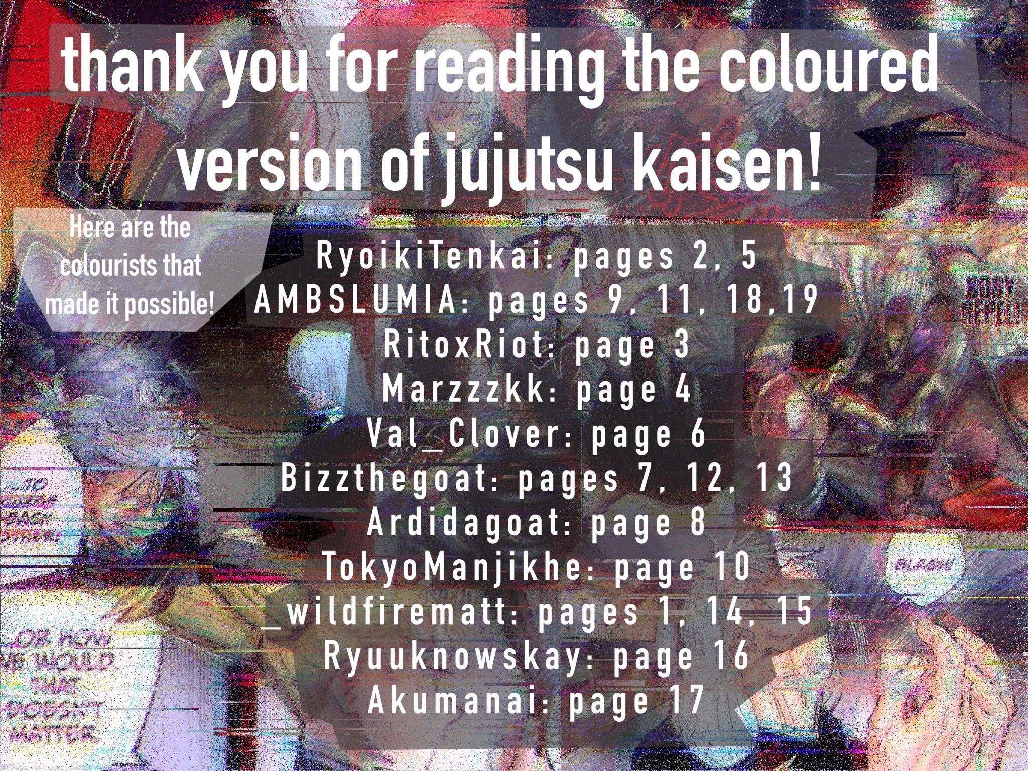 Jujutsu Kaisen (Fan Colored) - chapter 128 - #1