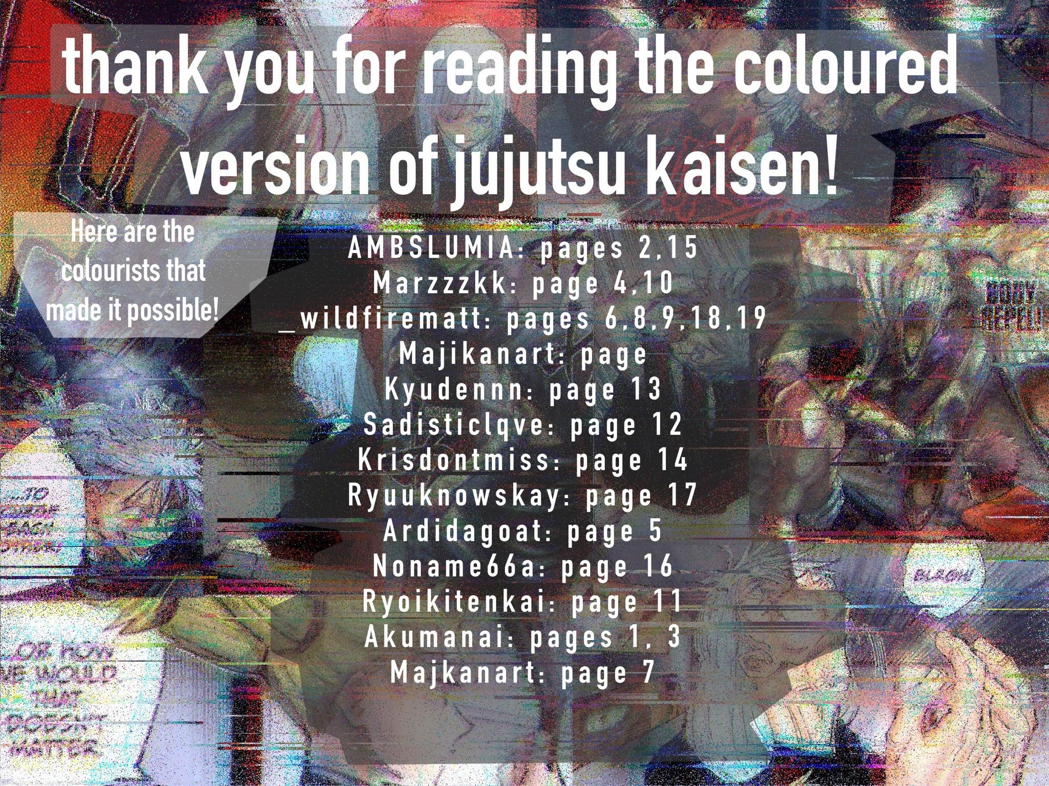 Jujutsu Kaisen (Fan Colored) - chapter 129 - #1