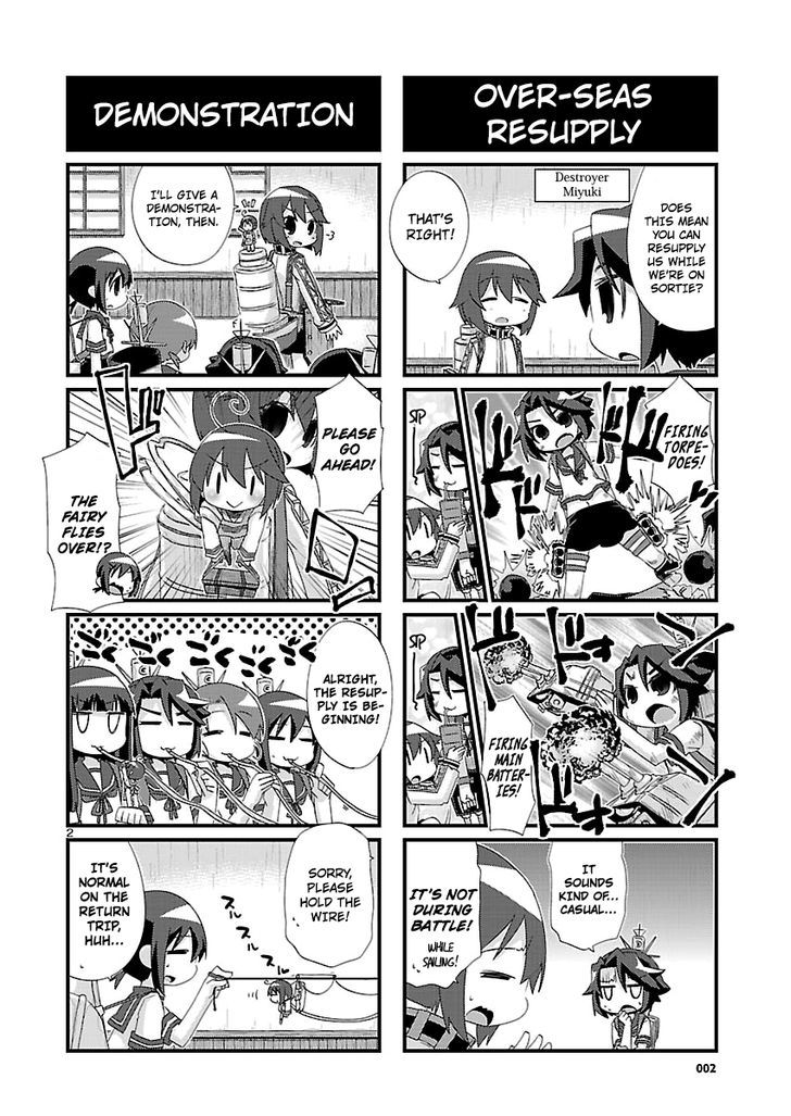 Kantai Collection - Kankore - 4-koma Comic - Fubuki, Ganbarimasu! - chapter 103 - #2
