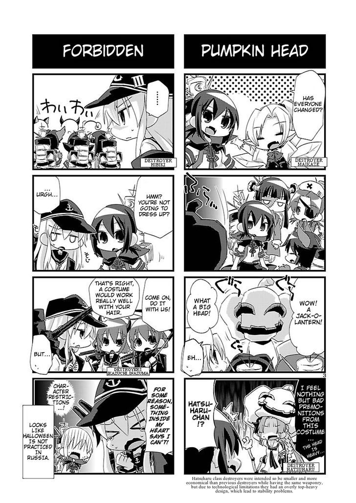 Kantai Collection - Kankore - 4-koma Comic - Fubuki, Ganbarimasu! - chapter 14 - #3