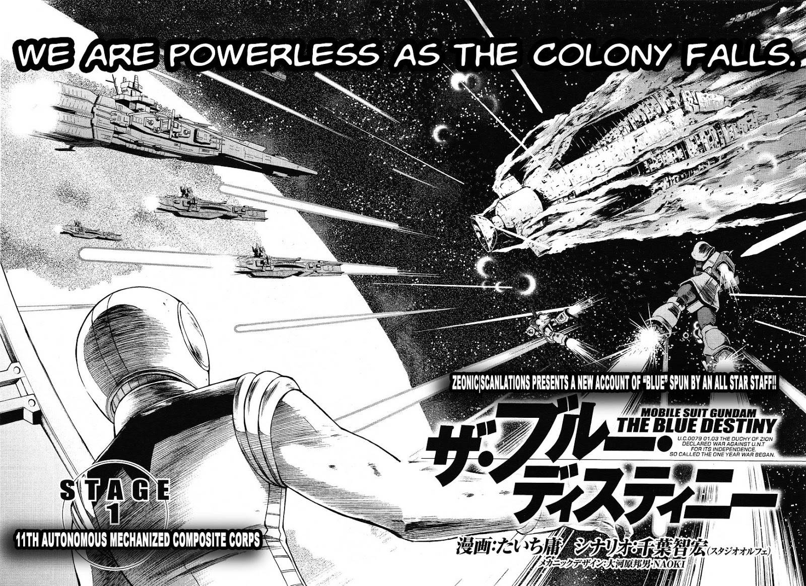 Kidou Sensei Gundam Gaiden - The Blue Destiny (TAICHI You) - chapter 1 - #2