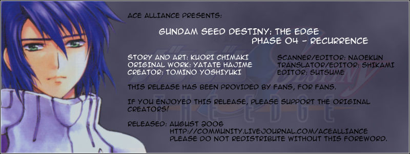 Kidou Senshi Gundam SEED Destiny the Edge - chapter 4 - #1