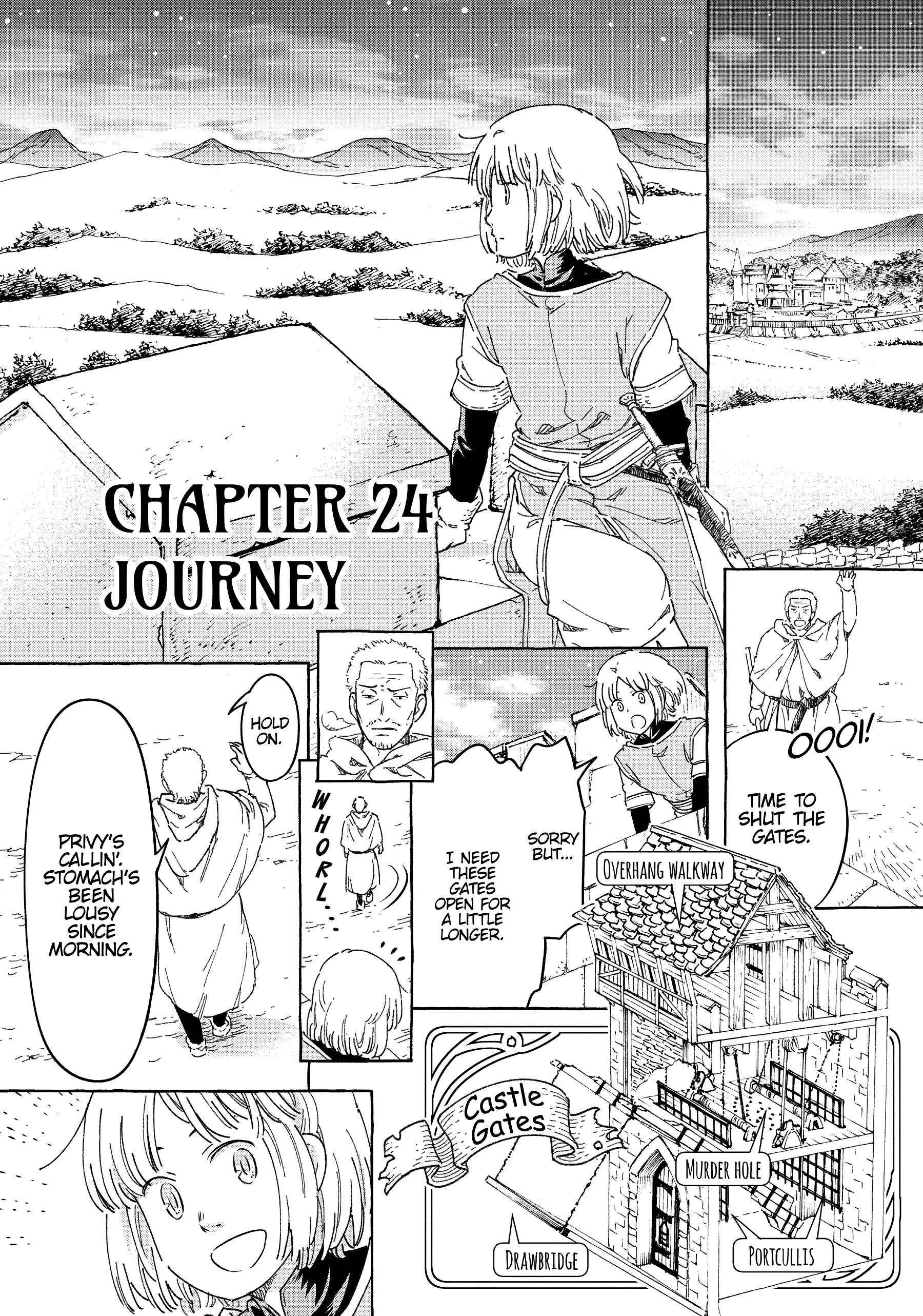 Kishi-tan wa Jouheki no Naka de Hana Hiraku - chapter 24 - #1