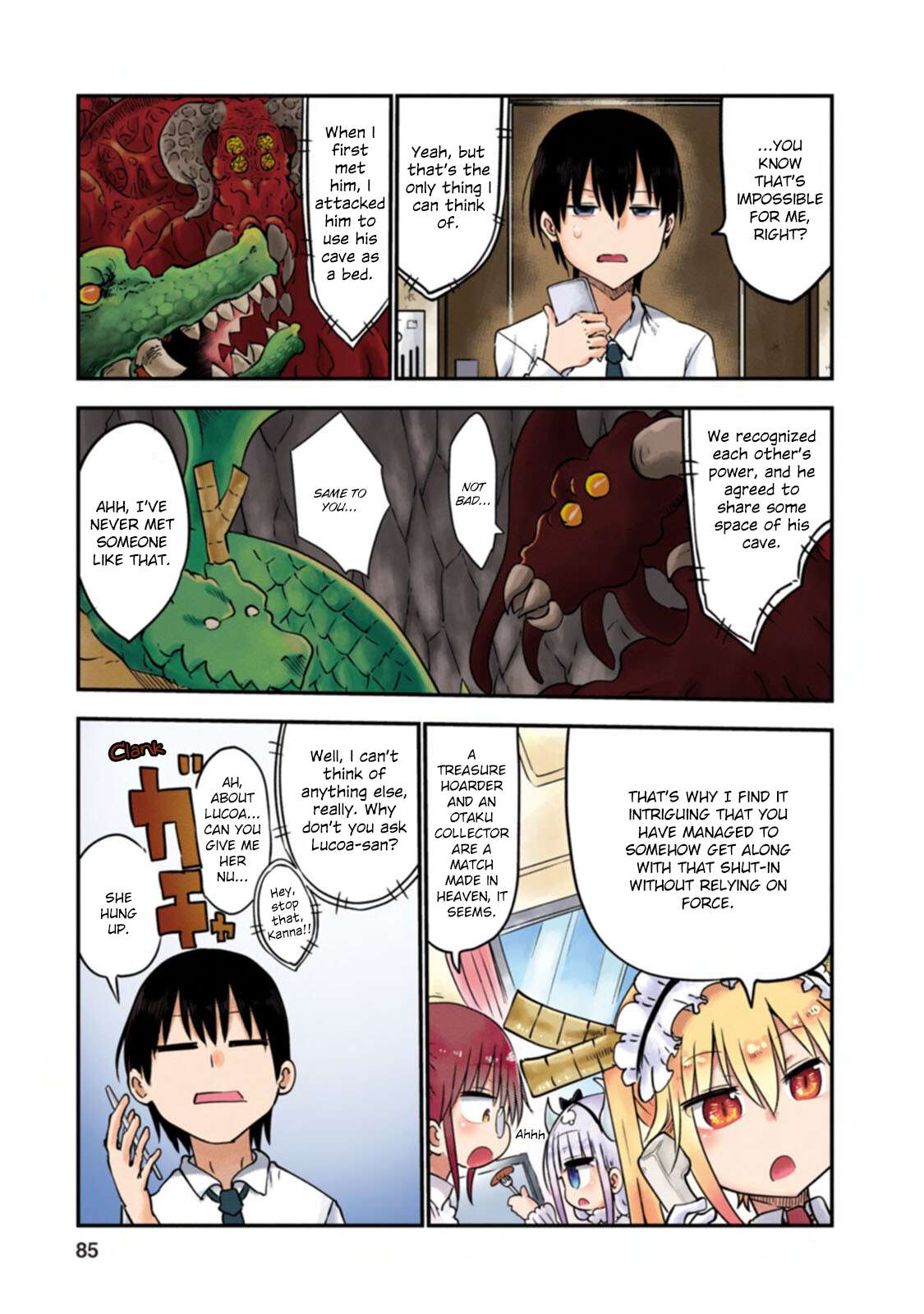 Kobayashi-San Chi No Maid Dragon Full Color Comic - chapter 6 - #5