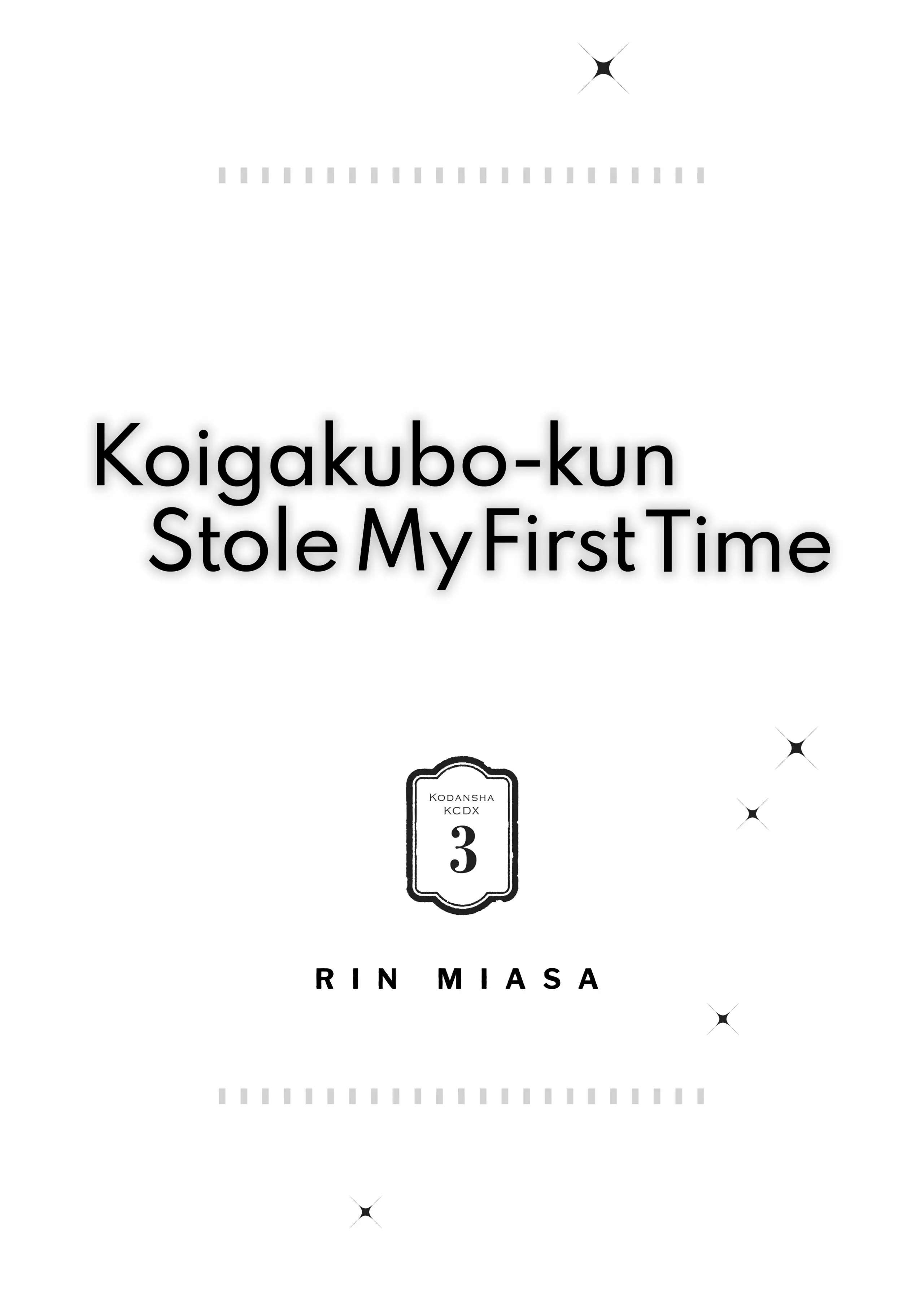Koigakubo-Kun Ni Wa Hajimete Wo Ubawaremashita - chapter 9 - #3
