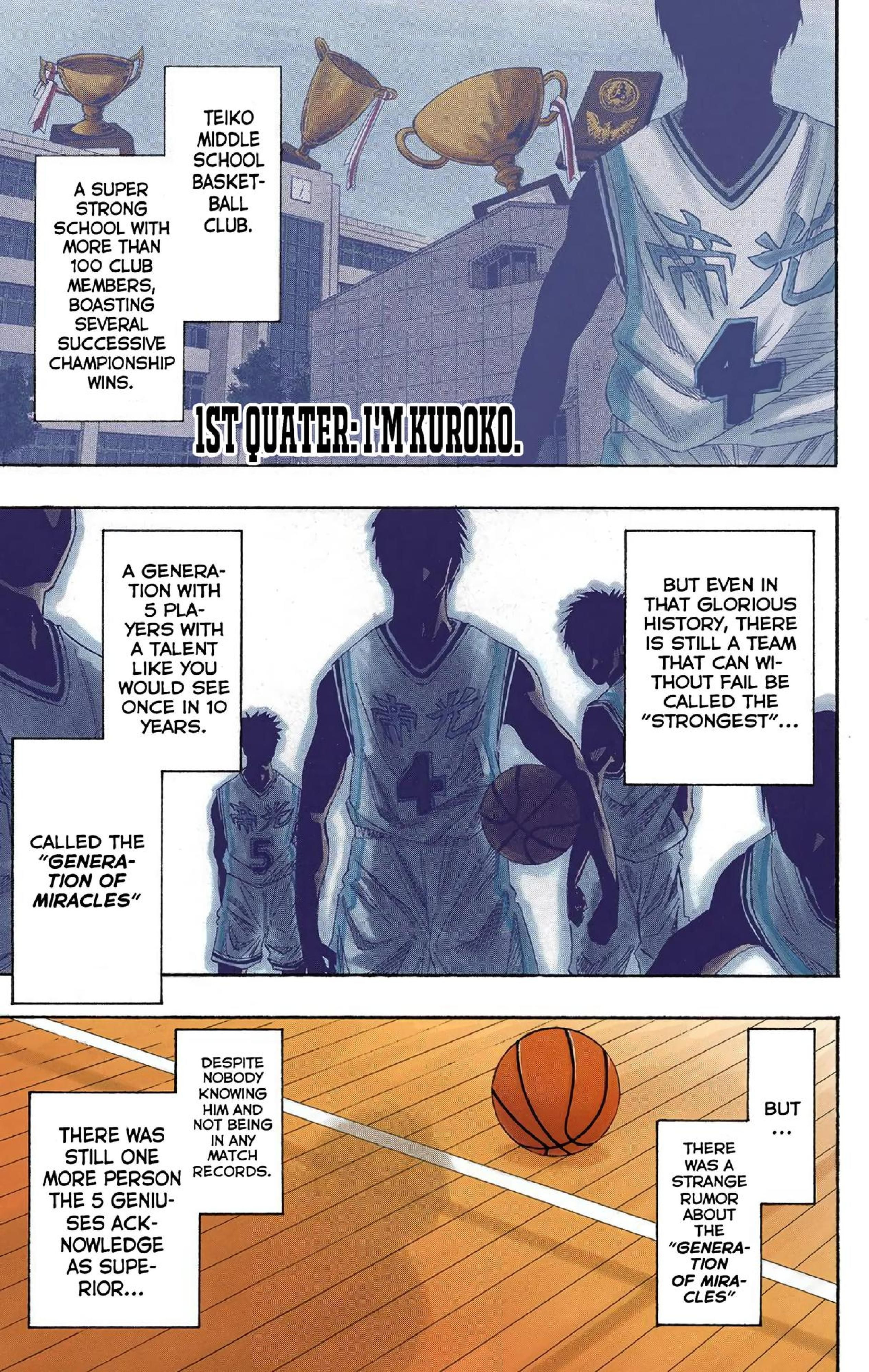 Kuroko No Basket Full color - chapter 1 - #3