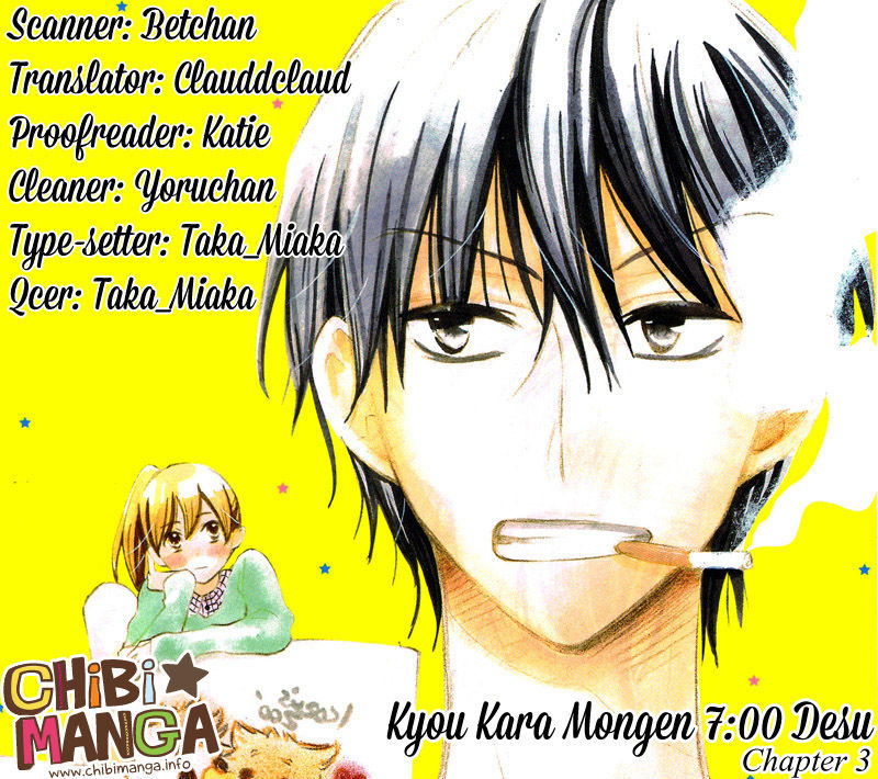 Kyou Kara Mongen 7:00 Desu - chapter 3 - #1