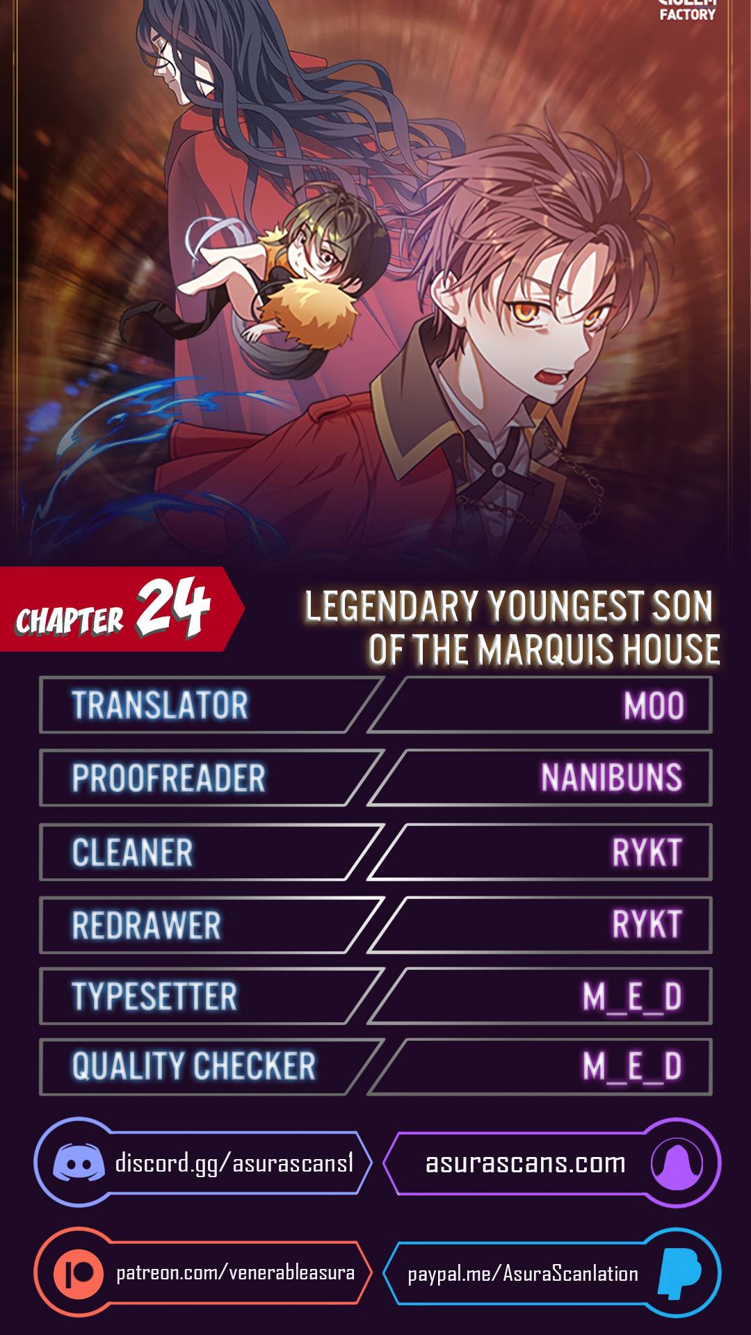Legendary Youngest Son of the Marquis House (Manhwa) - chapter 24 - #1