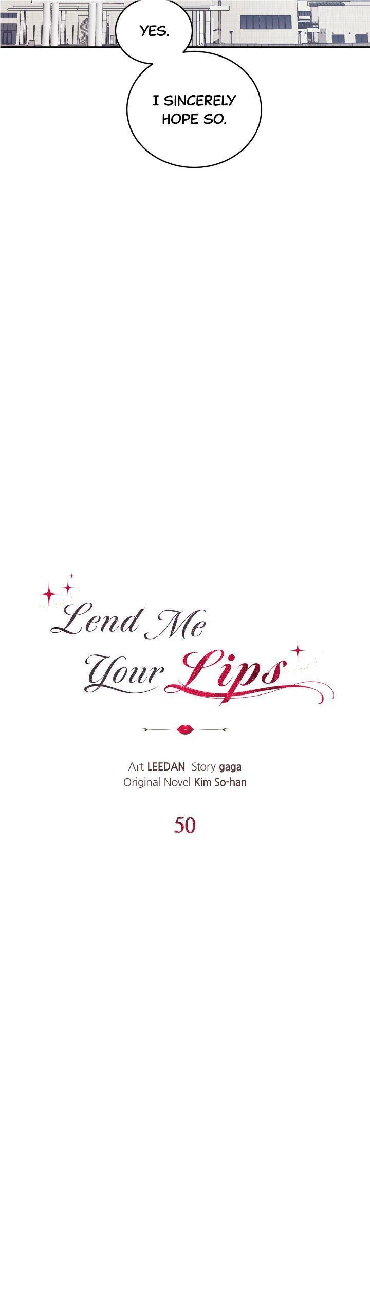 Lend Me Your Lips - chapter 50 - #3