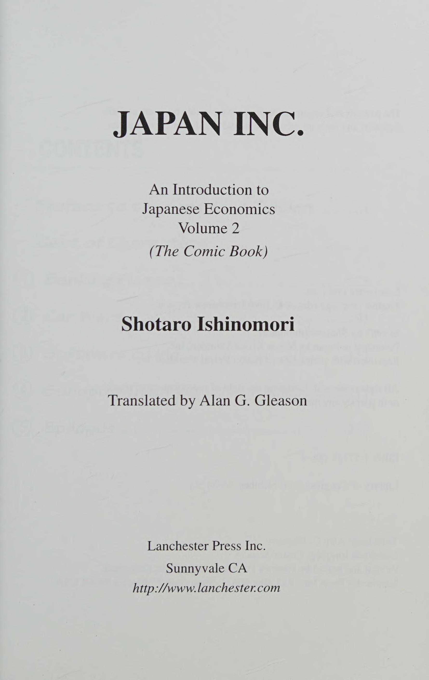 Manga Introduction To The Japanese Economy - chapter 1 - #3