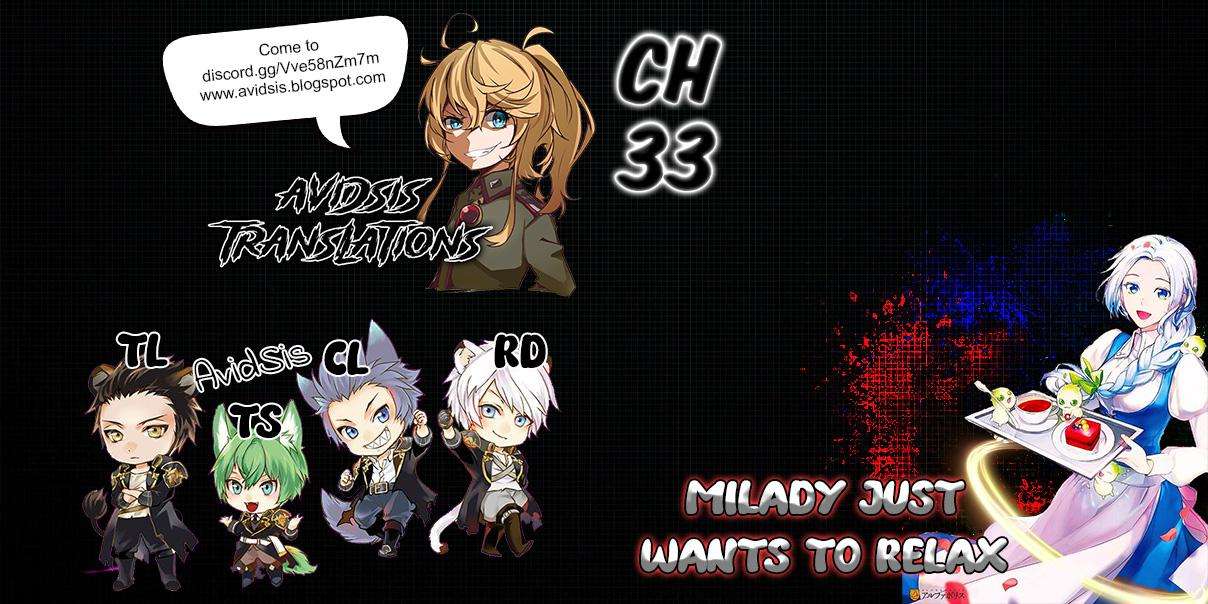 Milady Just Wants to Relax - chapter 33 - #1