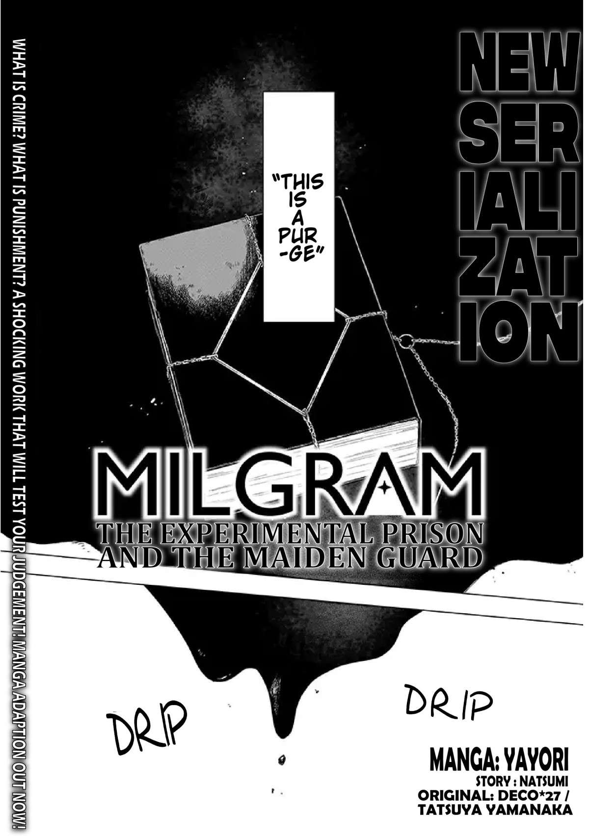 Milgram: Jikken Kangoku To Kanshu No Shoujo - chapter 1 - #1