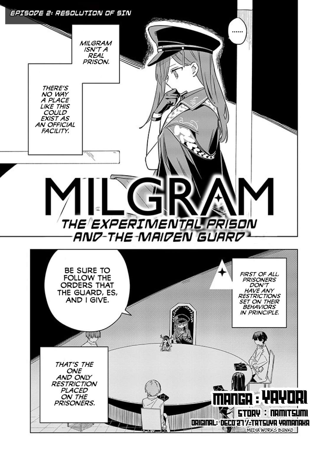 Milgram: Jikken Kangoku To Kanshu No Shoujo - chapter 2 - #1