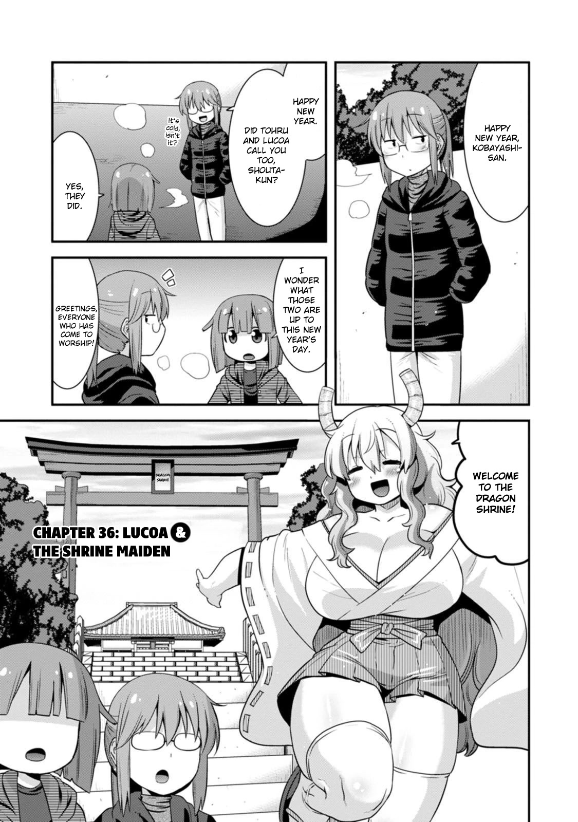 Miss Kobayashi's Dragon Maid: Lucoa is my xx - chapter 36 - #1