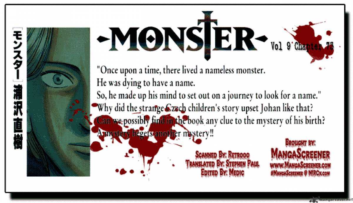 Monster - chapter 73 - #1