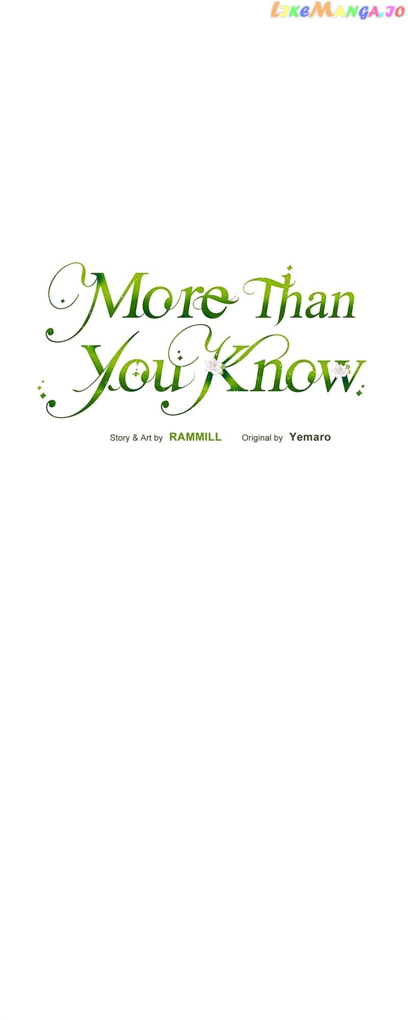 More Than You Know - chapter 8 - #1