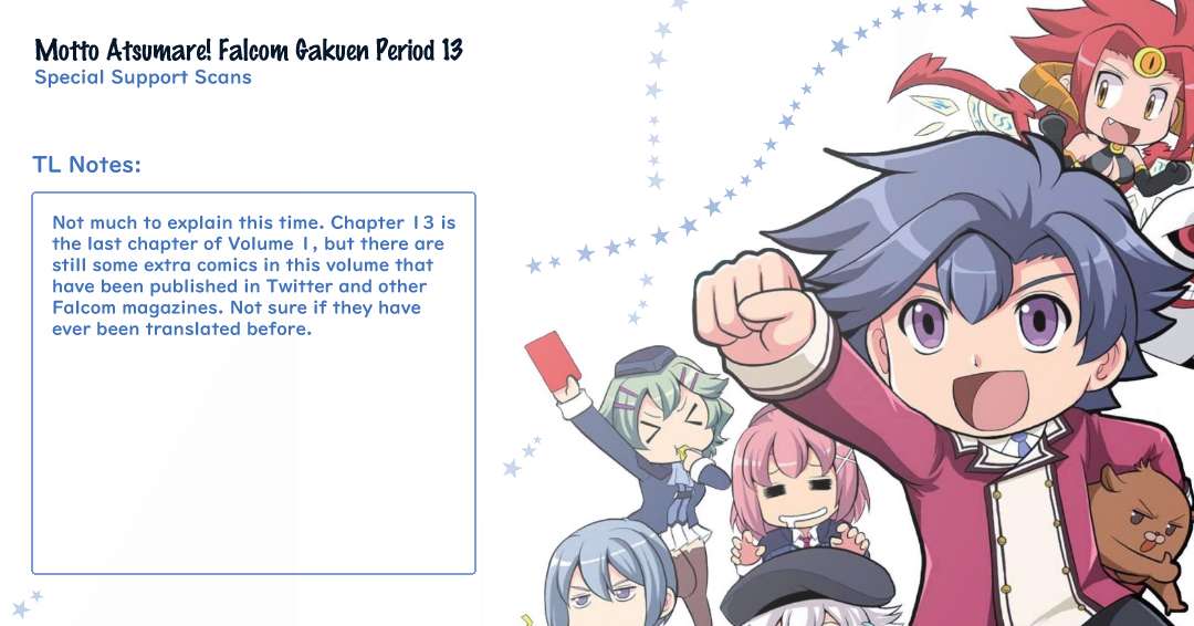 Motto Atsumare! Falcom Gakuen - chapter 13 - #1