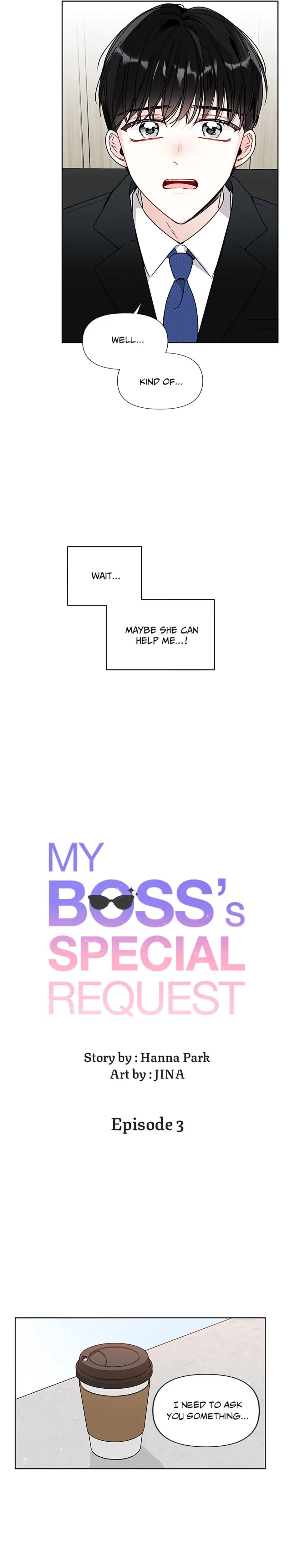 My Boss’s Special Request - chapter 3 - #5