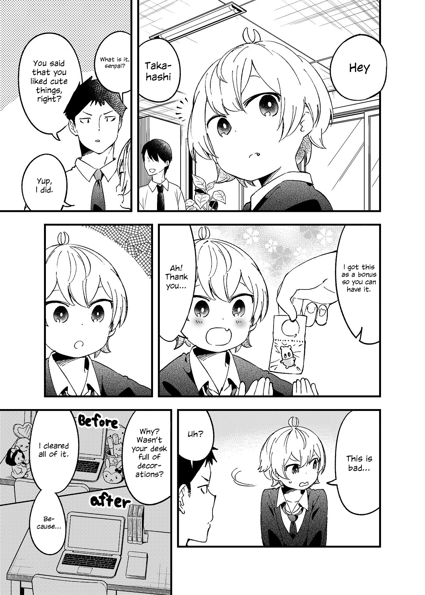 my Cute Junior Turned Into a Guy - chapter 4 - #1