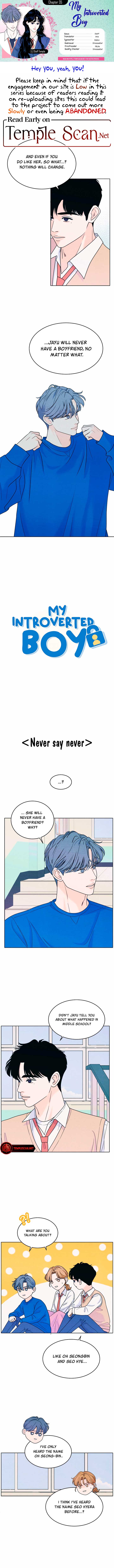 My Introverted Boy - chapter 35 - #1