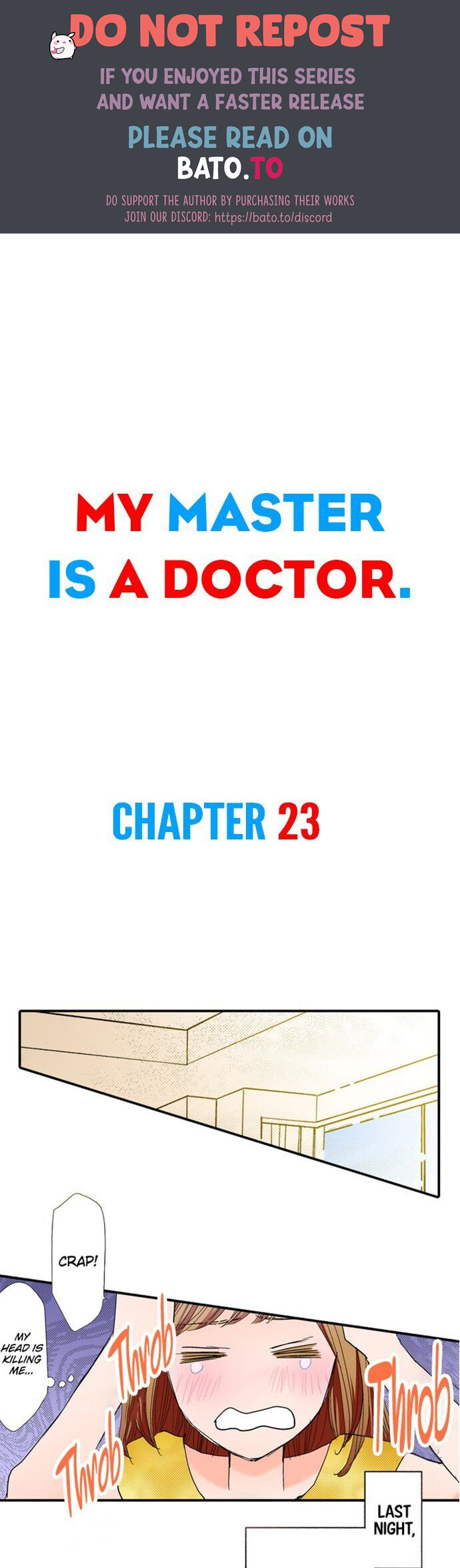 My Master Is A Doctor - chapter 23 - #1