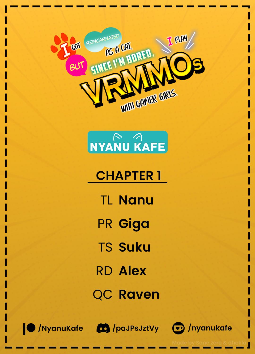 Neko Ni Tenseishita Kedo Hima Nano De Gamer Joshi To Issho Ni Vrmmo Wo Suru - chapter 1 - #1