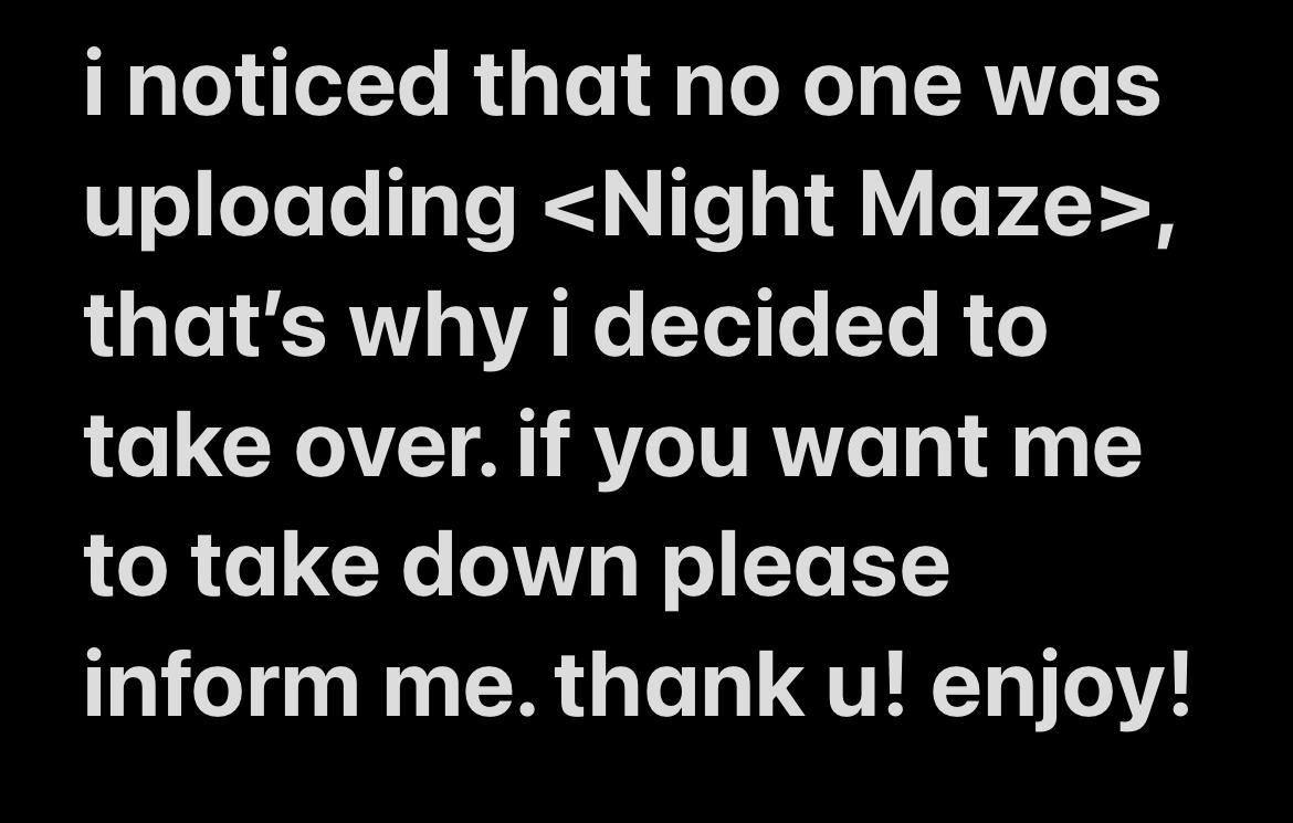 Night Maze - chapter 79 - #1