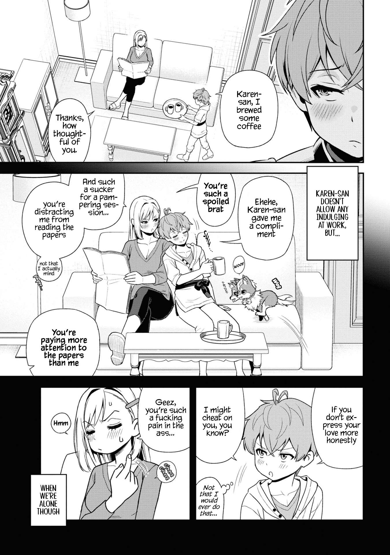 Older Elite Knight Is Cute Only In Front Of Me - chapter 28.2 - #1