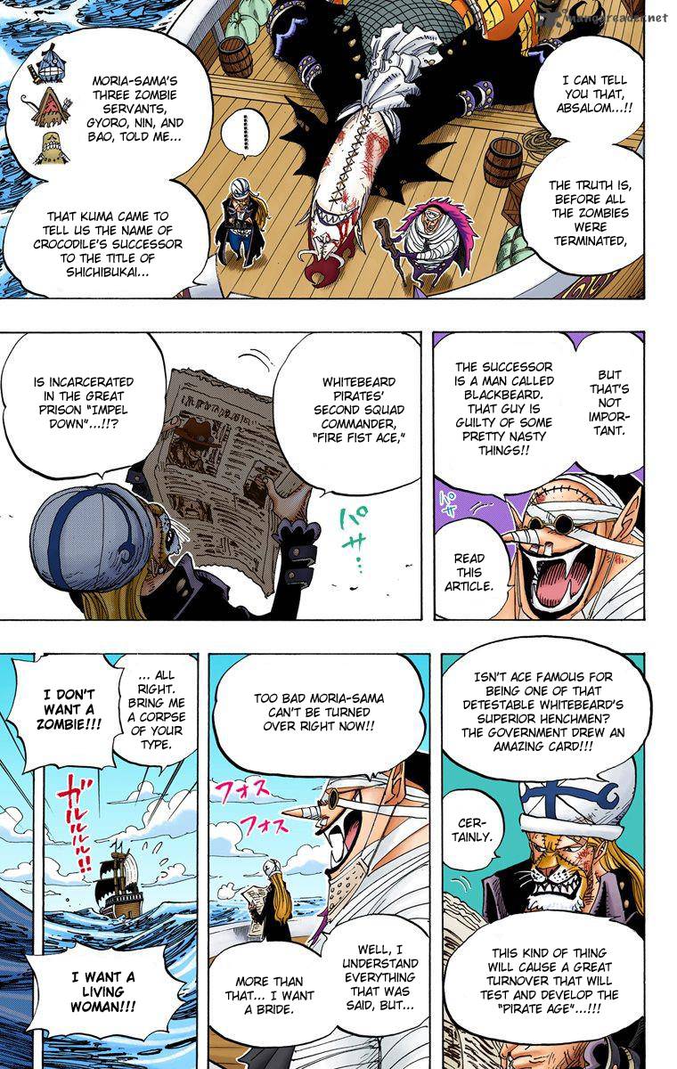 One Piece - Colored - chapter 486 - #4
