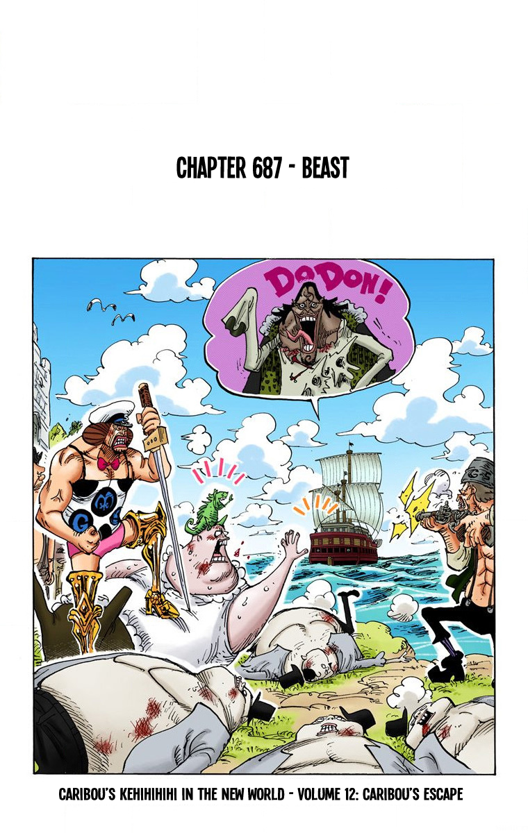 One Piece - Digital Colored Comics - chapter 687 - #2