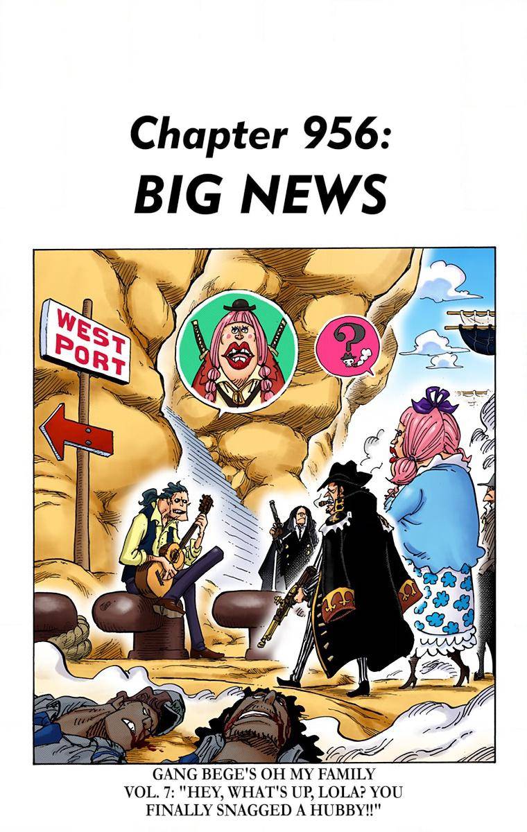 One Piece - Colored - chapter 956 - #1
