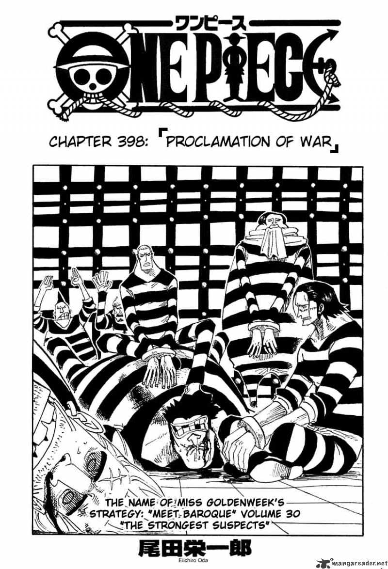 One Piece - chapter 398 - #1