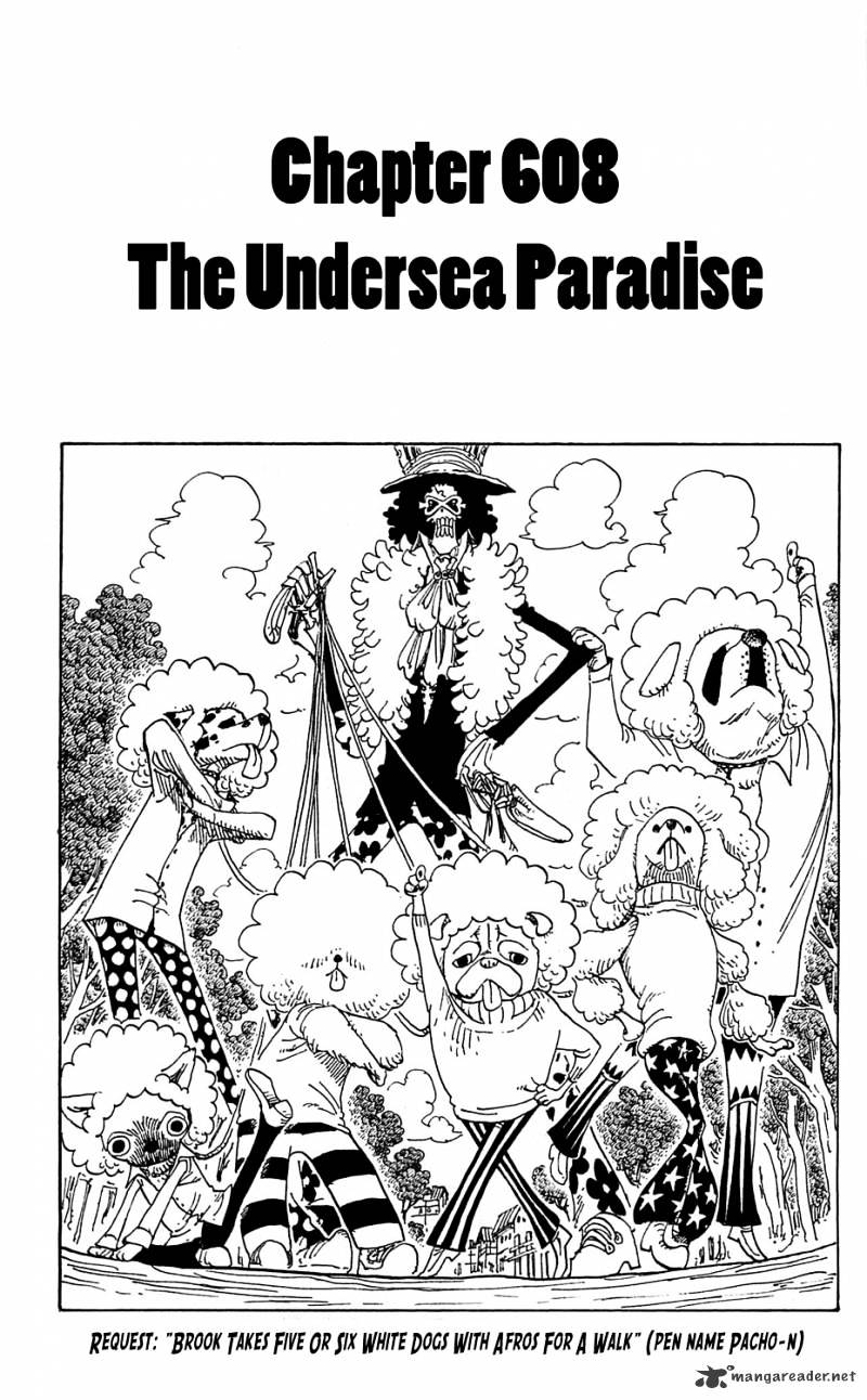 One Piece - chapter 608 - #1