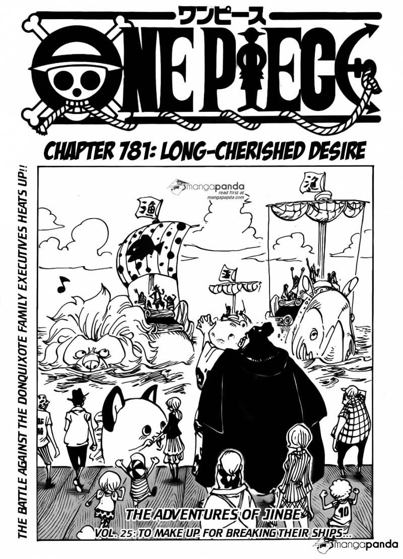 One Piece - chapter 781 - #1