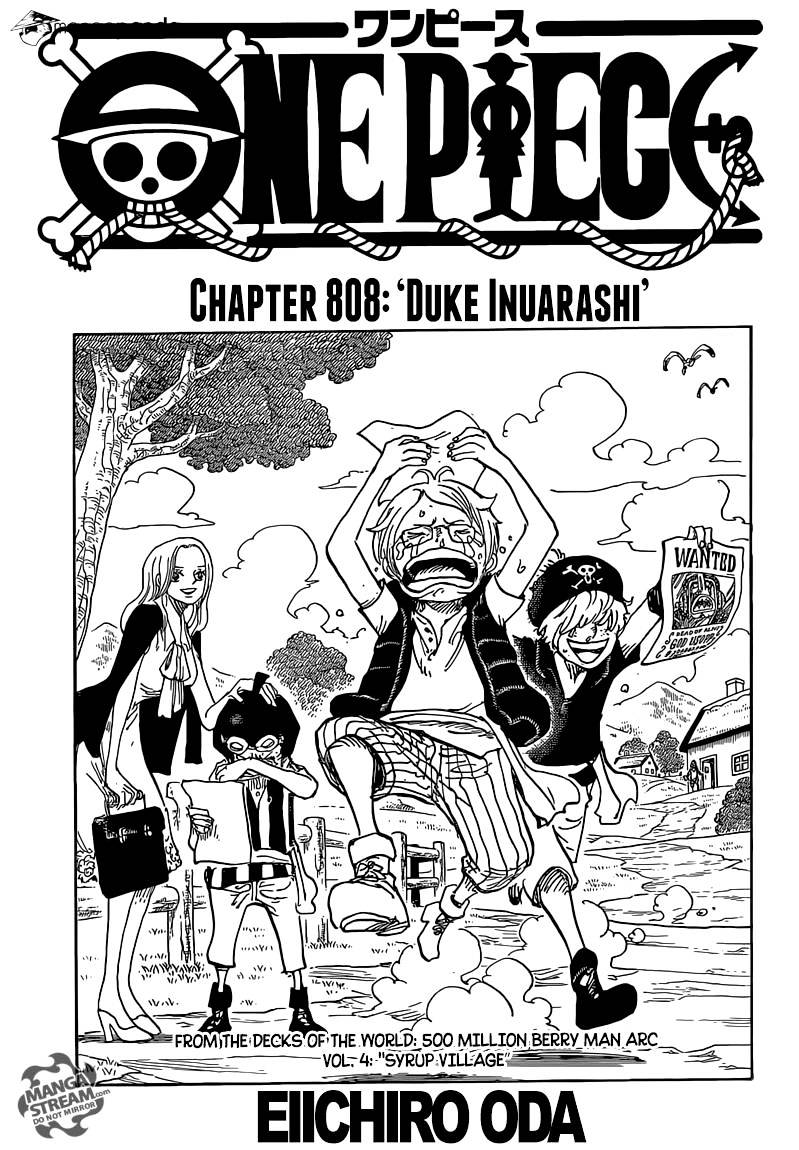 One Piece - chapter 808 - #1